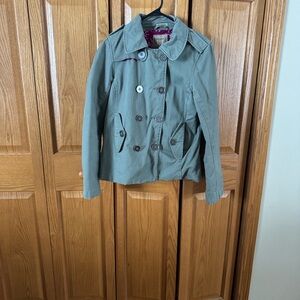 Ruff Hewn Women's Stylish Gray Pea Coat